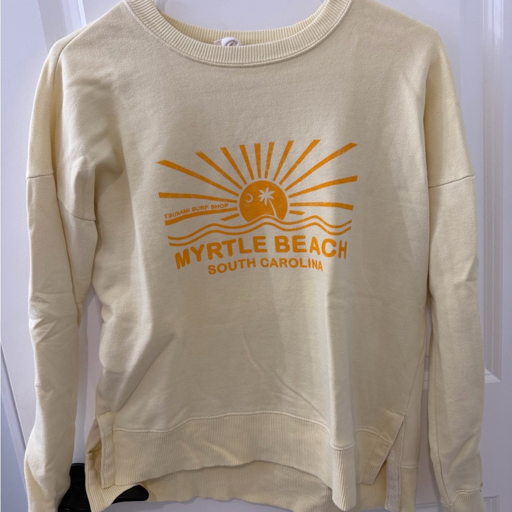 Myrtle Beach yellow Sweatshirt